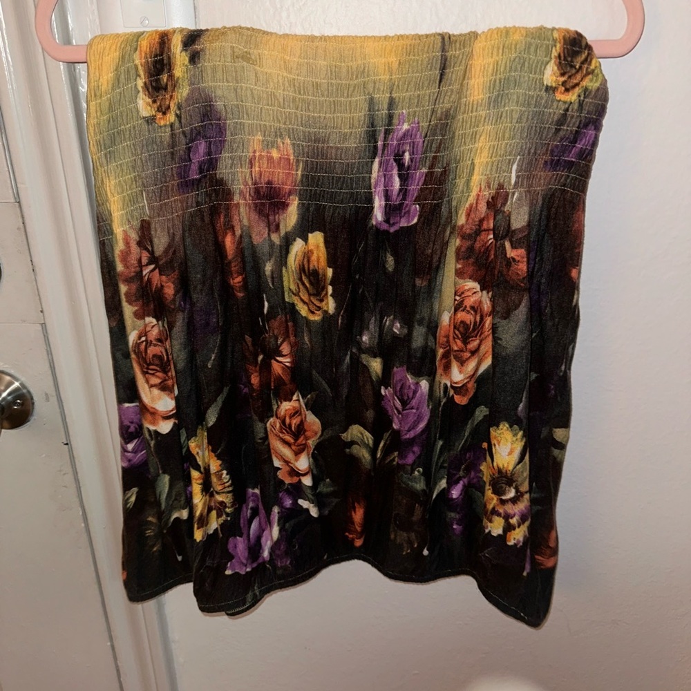 Strapless top